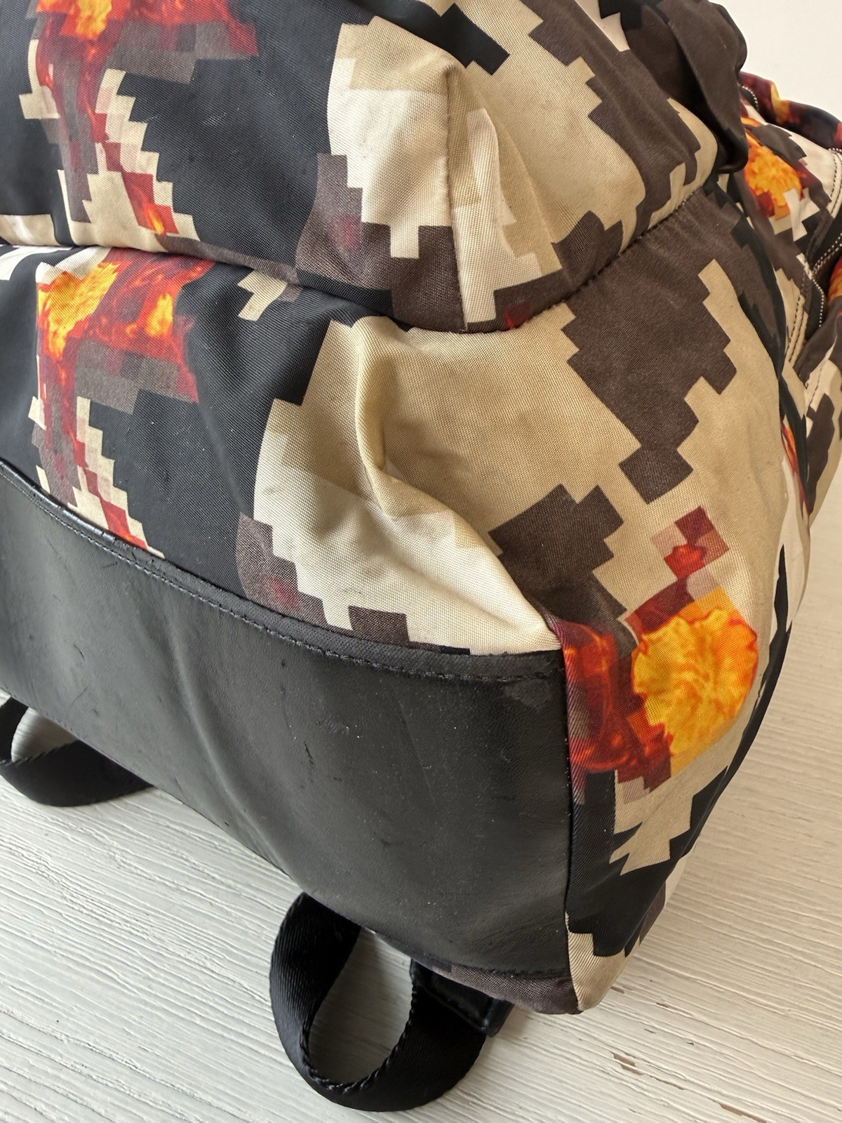 Givenchy Paris Multicolor Backpack Men’s Orange Black