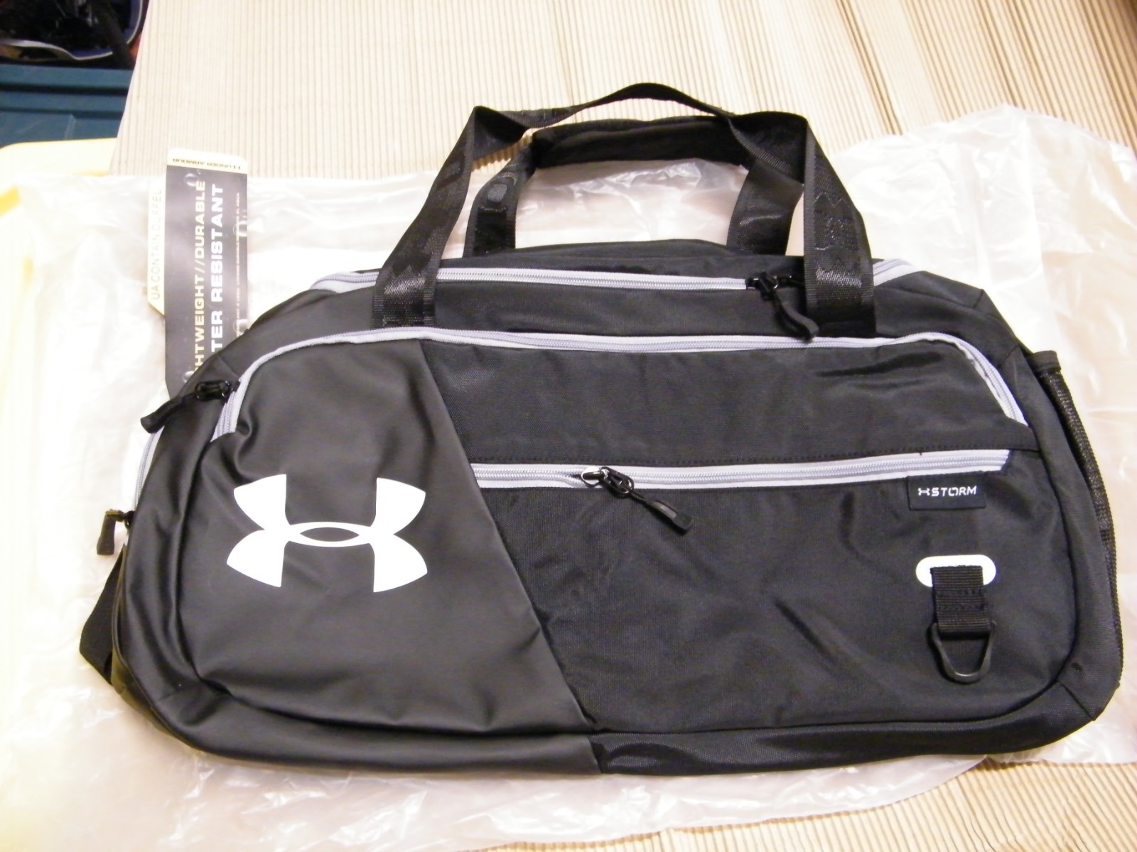 Under Armour Black Duffle Bag Travel Sports Hand Carry Bag