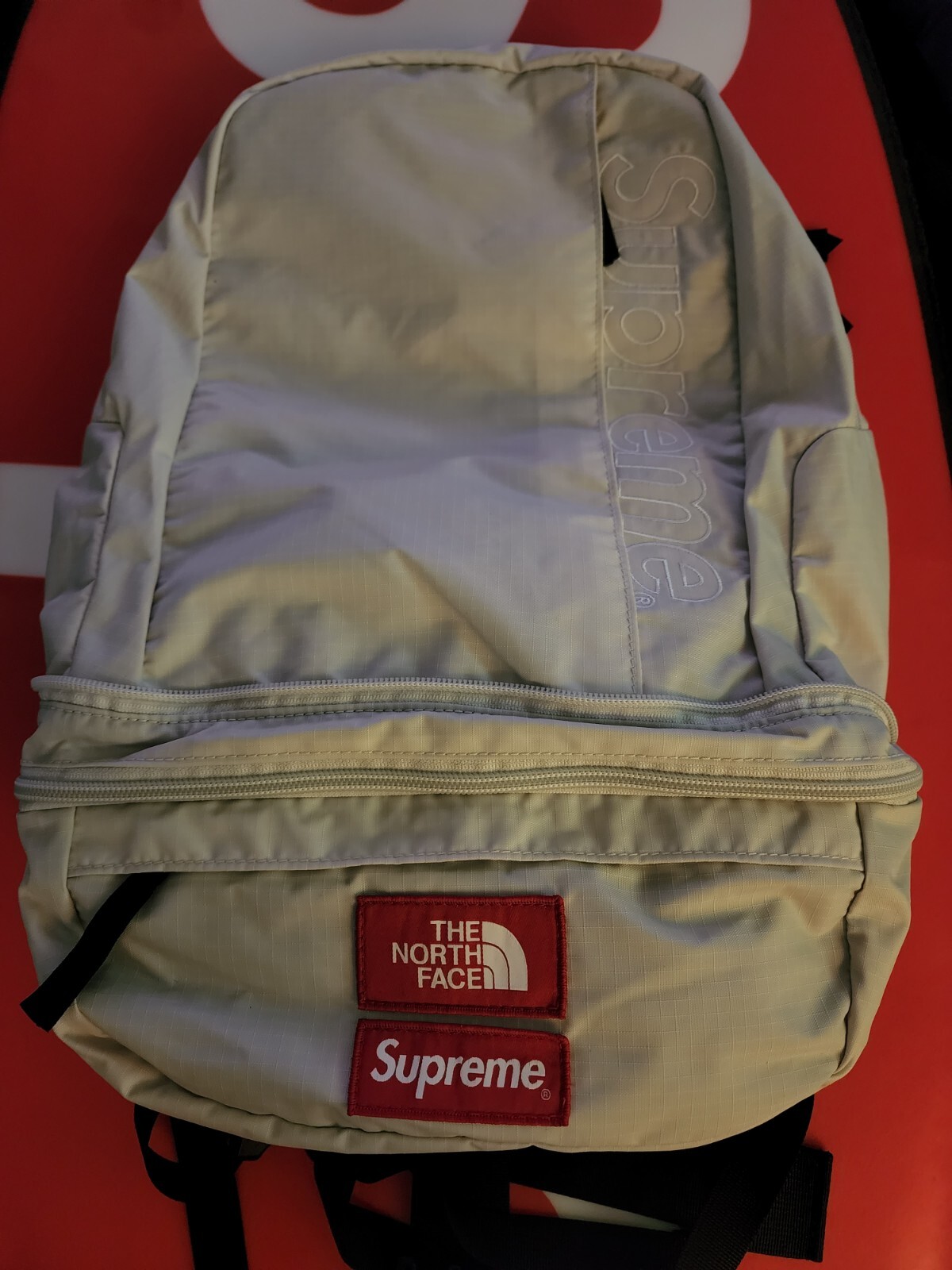 NEW Supreme The North Face Trekking Convertible Backpack + Waist Bag Ivory SS22