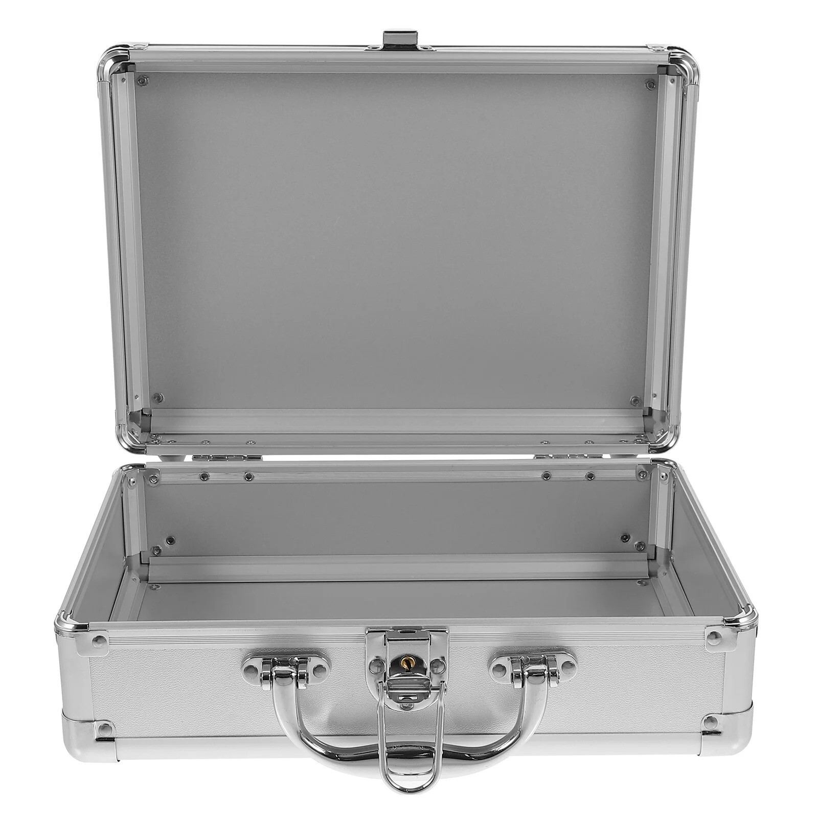 Suitcase Hard Briefcase Instrument Money Aluminum Alloy Portable Workstation Met