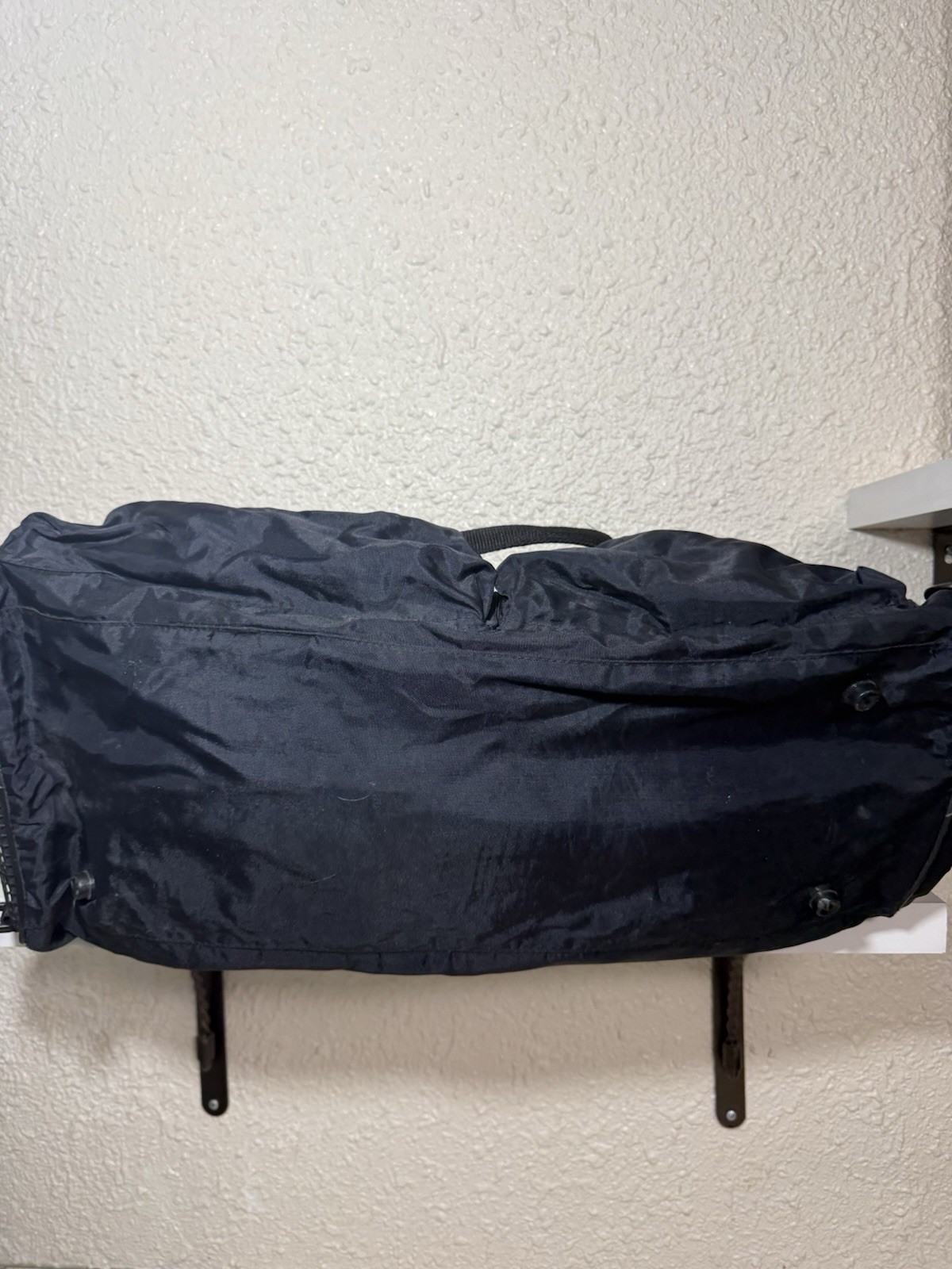 TRUE VINTAGE 90s HARLEY DAVIDSON AN AMERICAN LEGEND BLACK DUFFLE BAG Read