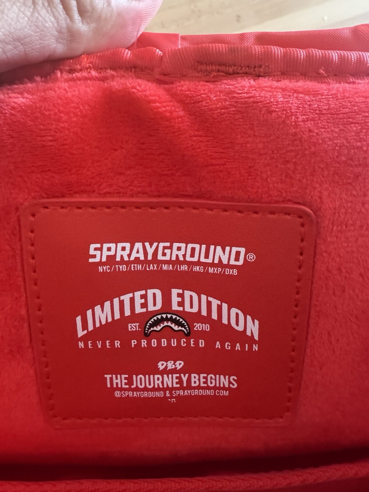 SPRAYGROUND- LIMITED EDITION- FUTURE TITAN METALLIC HILLS BACKPACK