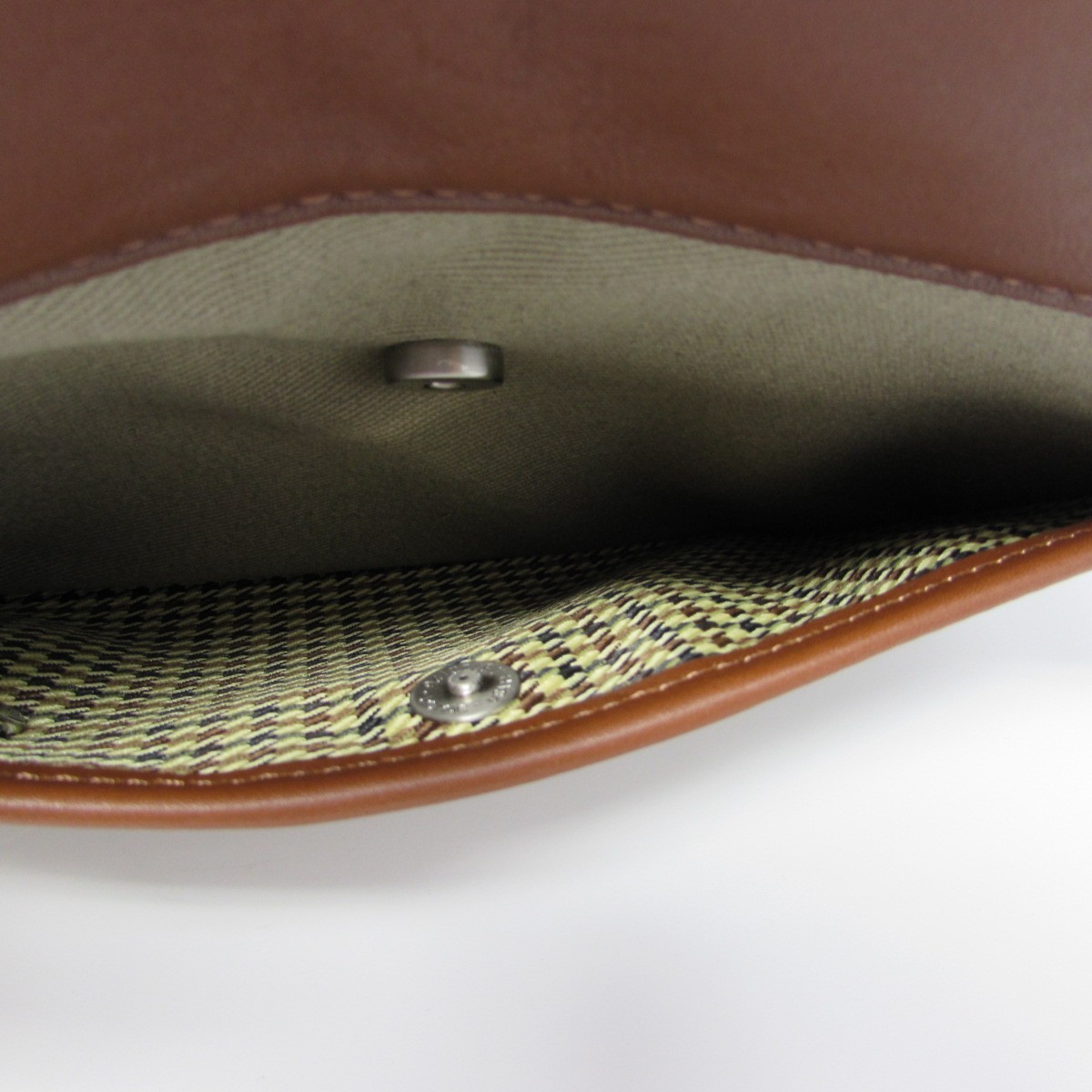 Cutter & Buck Utility Kit Travel Bag Cotton Twill Leather Trim Brown Tan New