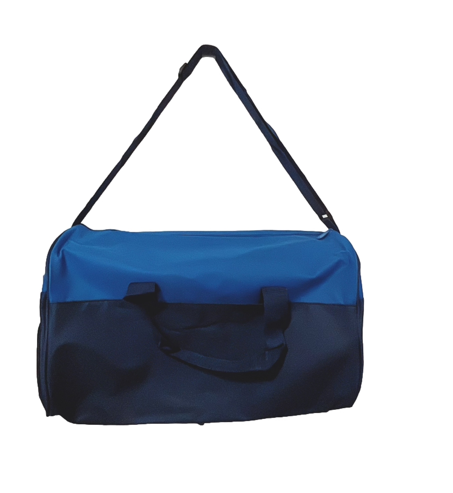 Perry Ellis-Navy Blue/Light Blue-Gym/ Business Duffel Bag-(NEW IN PLASTIC WRAP)
