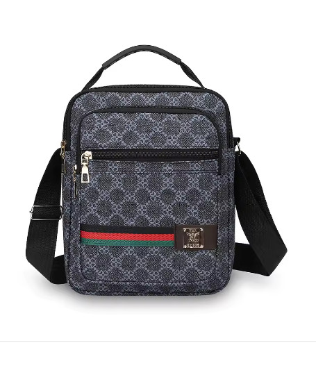 Crossbody Bag Men New Trendy Multi Layer Versatile Shoulder Handbag Casual