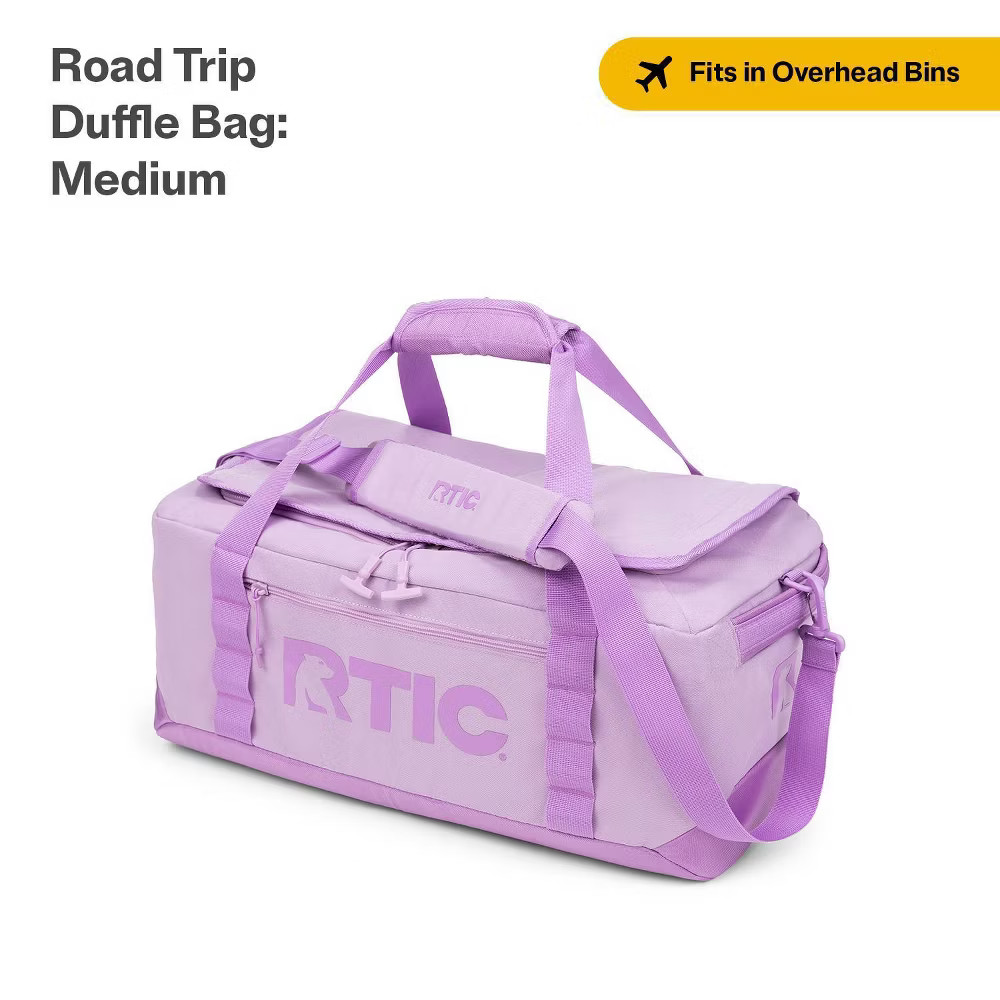 RTIC Outdoors Medium Carry On Structured Collapsible Duffel Bag – Lavender