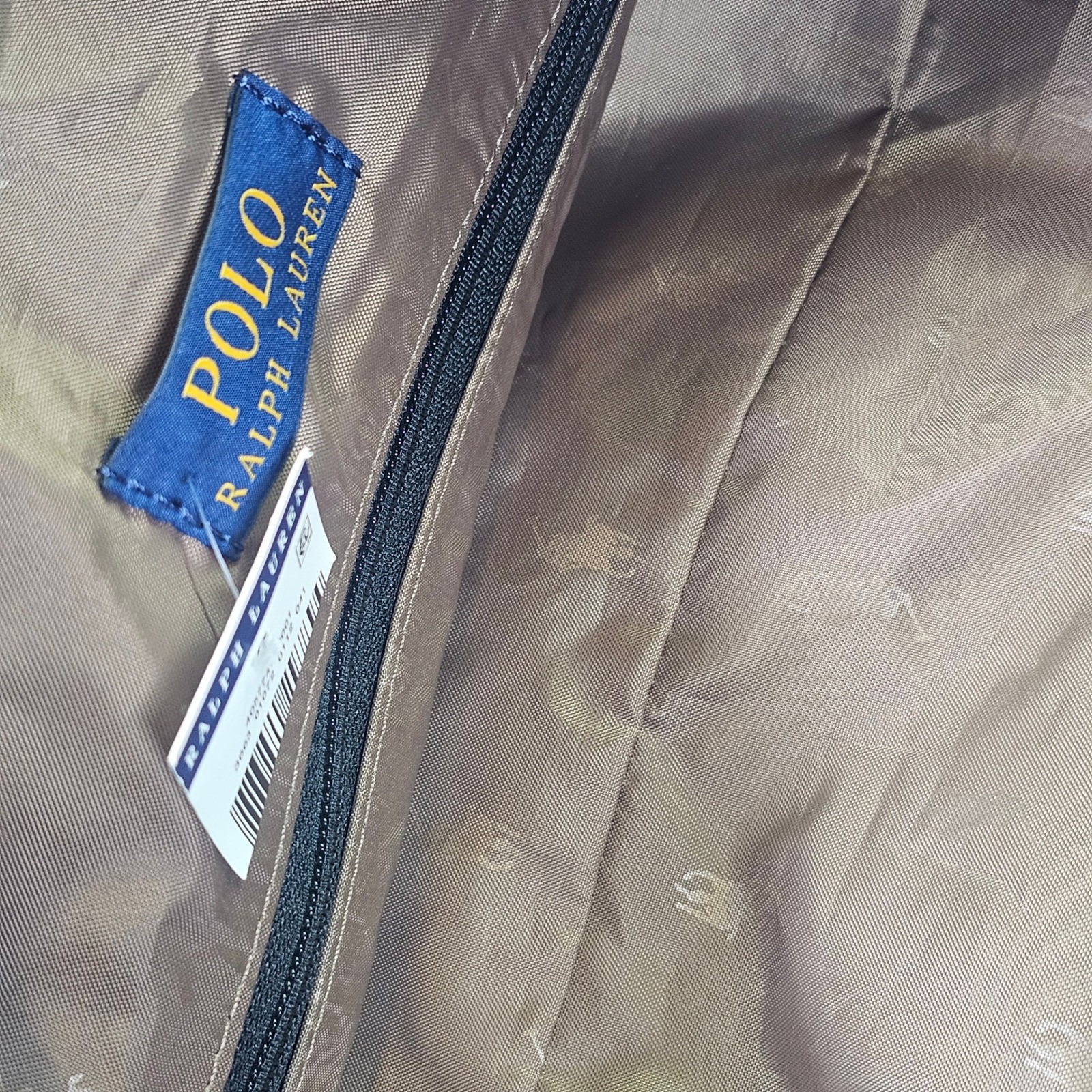 Polo Ralph Lauren Navy Blue Nylon Quilted Duffel Bag Weekender Travel RARE NWT