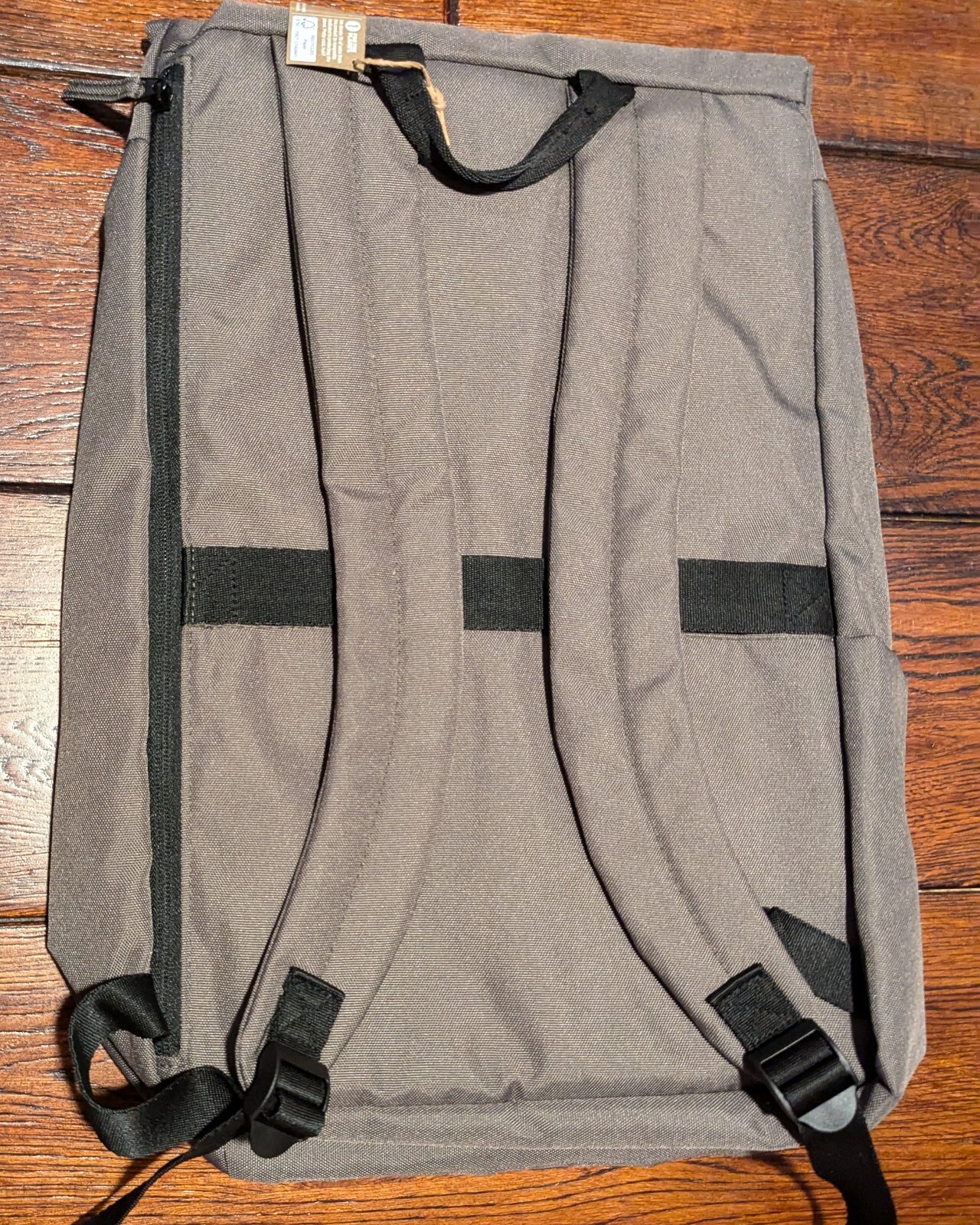 Leeds Gray Flap Over Backpack Laptop Bag – NWT – Personalized Embroidery on Flap