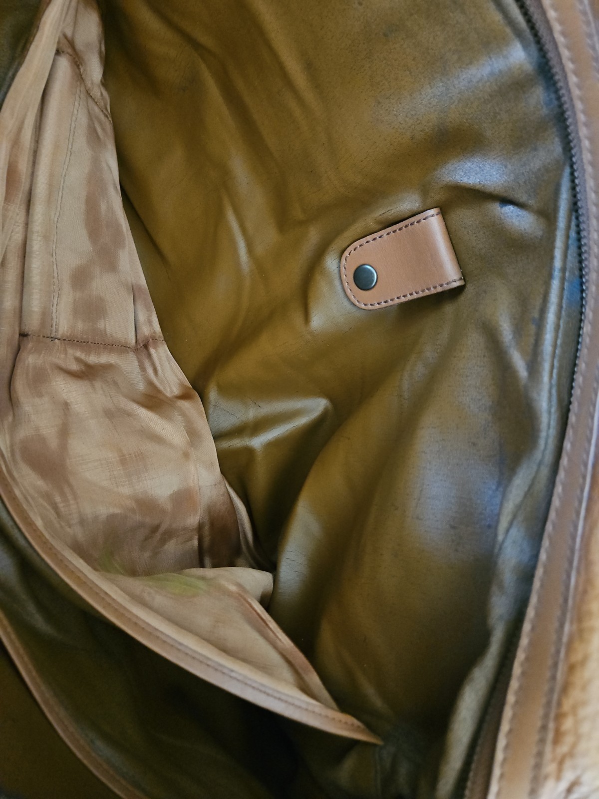 Vintage Burberrys Tan Leather Briefcase Business Bag
