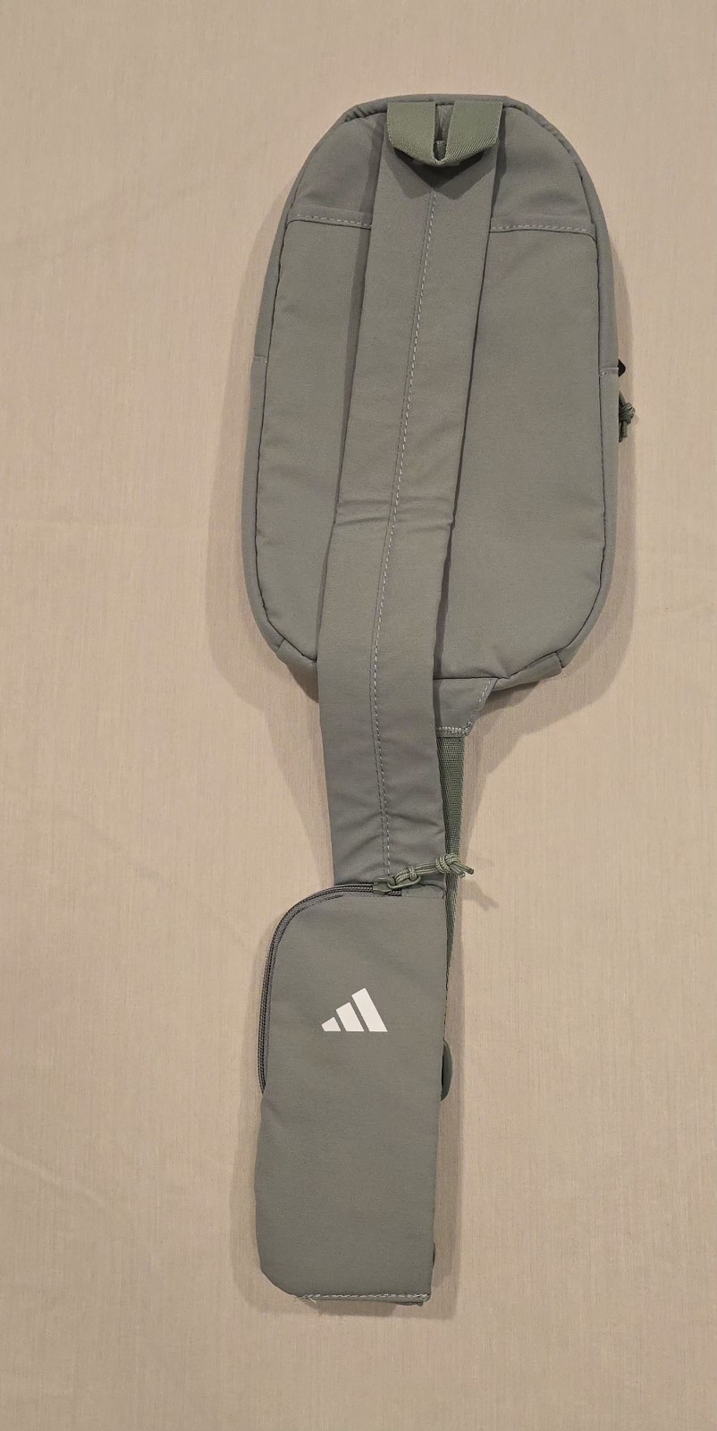 NWT Adidas Essentials 3Sling Crossbody Bag Sage 100% Polyester Lifetime Warranty