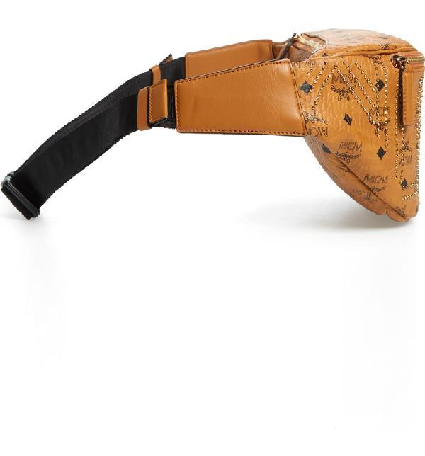 [MMZ8AVE56CO001] MCM Stark Studded Print Belt Bag