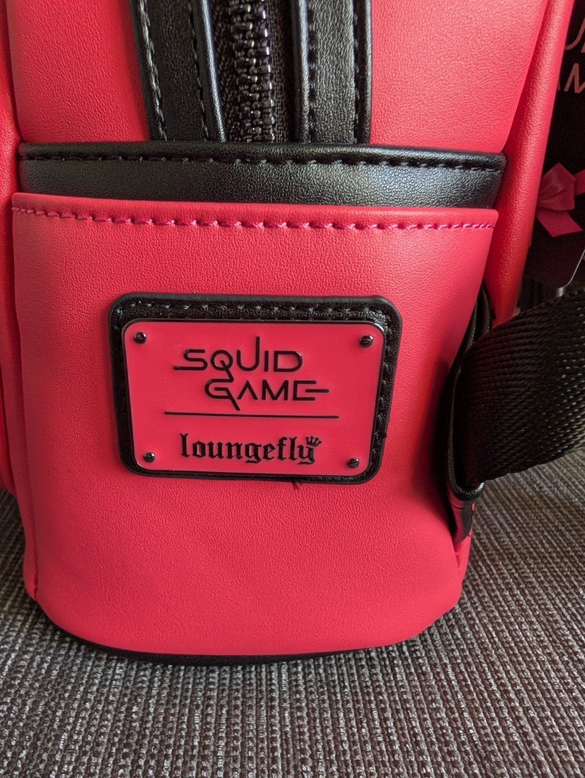 Loungefly Squid Game Triangle Guard US Exclusive Mini Backpack Bag