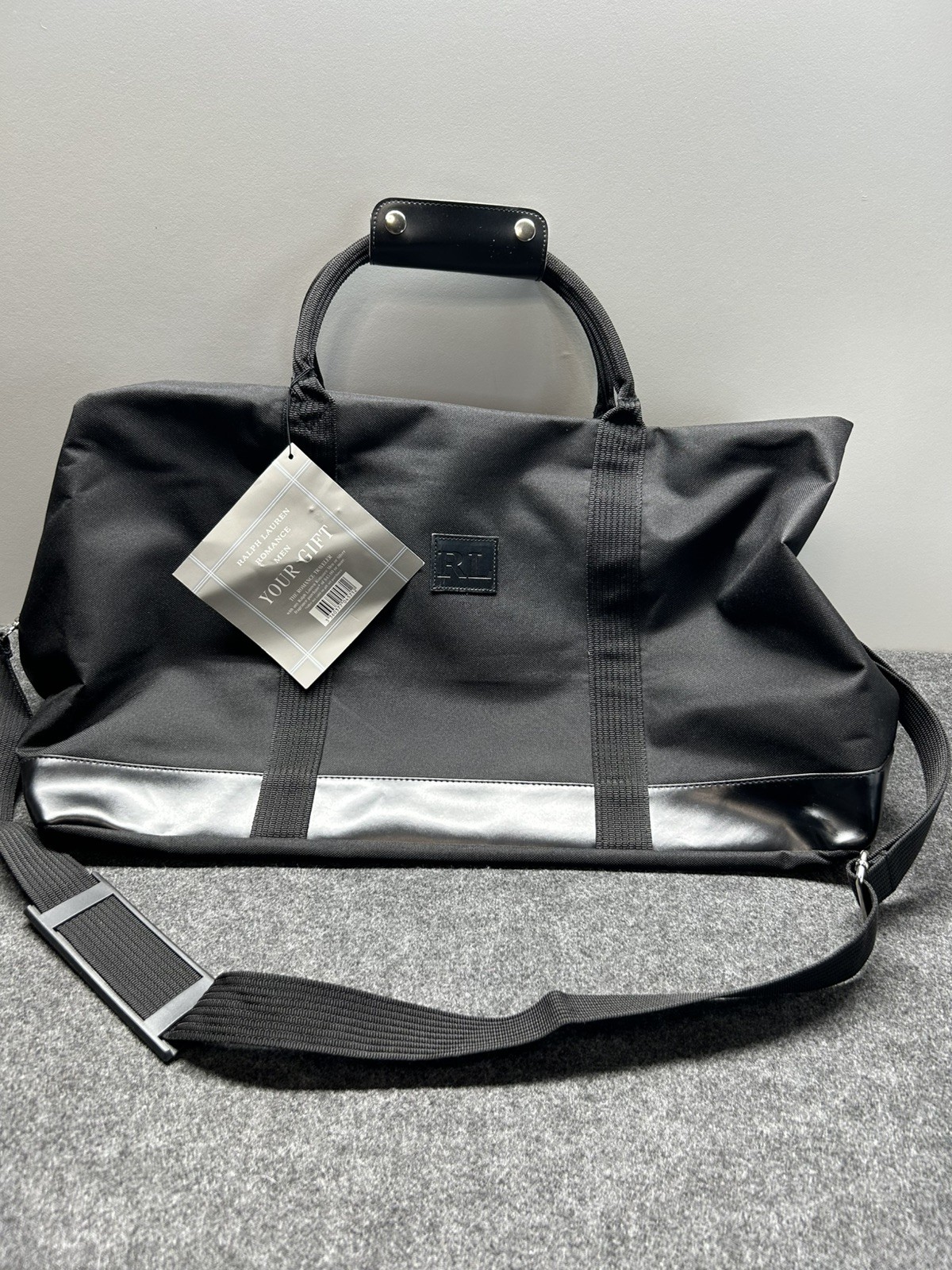 Men’s Ralph Lauren Black Duffel Bag Weekender new with tags