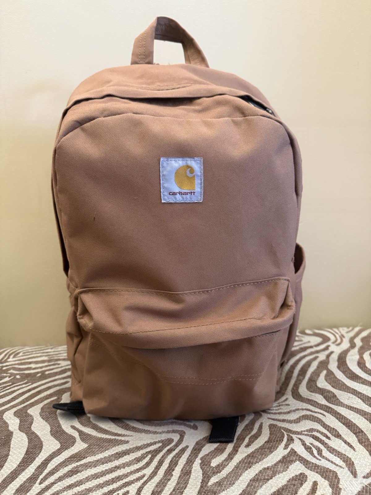 Carhartt Camel Colored Backpack Unisex Used