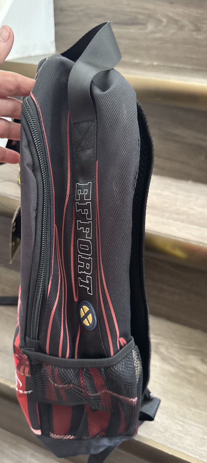 Marvel X-men Deadpool & Wolverine Split Backpack Tech Sleeve Bottle Pockets NEW