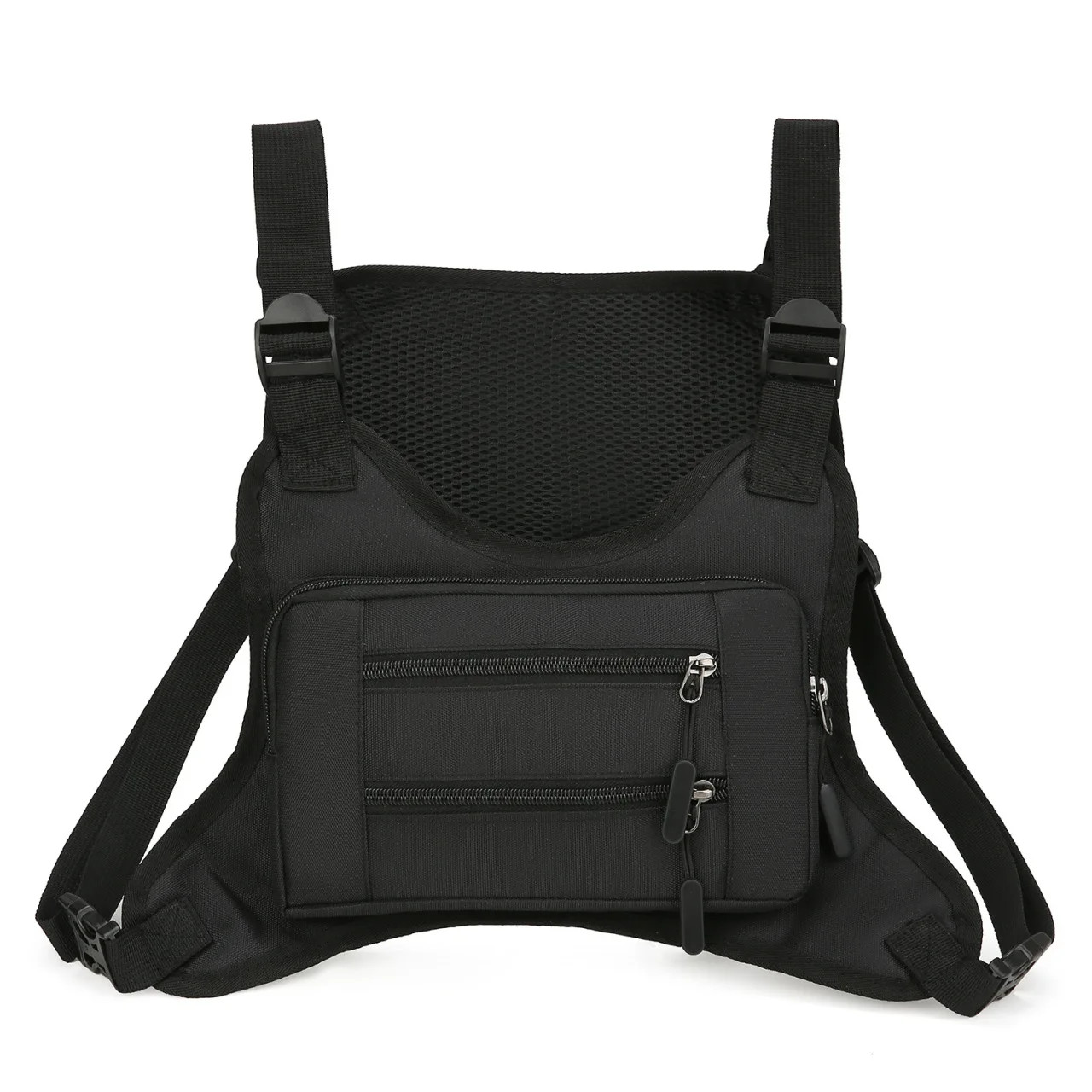 Multi Purpose Tactical Chest Pack Outdoor Men Cycling Vest Bag Digital Camo Spor