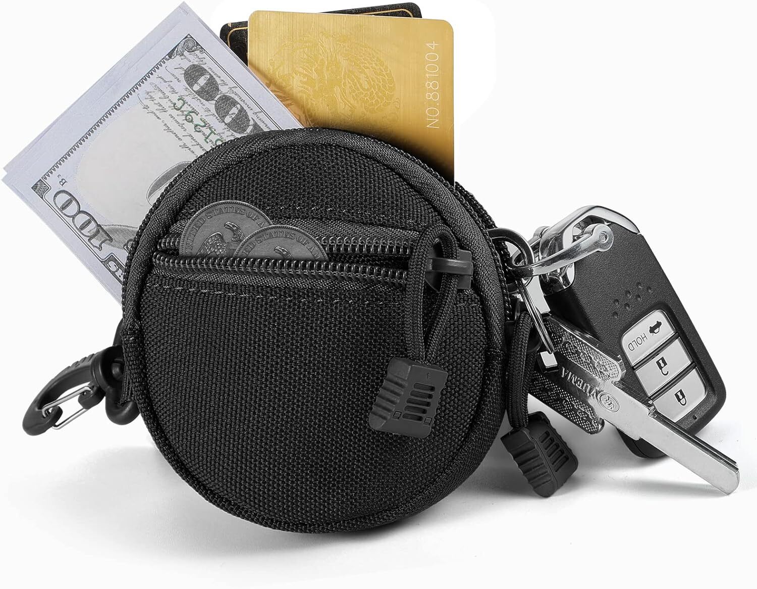 2 Pack Tactical Compact EDC Pouch Molle Utility Pouch Accessories Organizer Bag