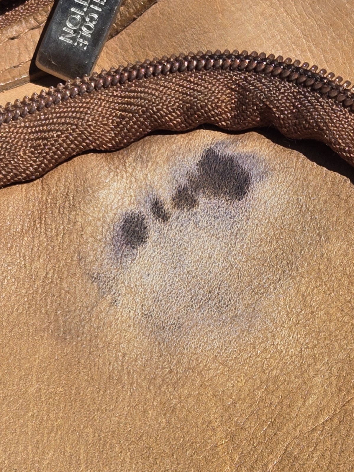 Kenneth Cole Reaction Leather Messenger Bag Brown Briefcase Laptop 16×13 VNTG