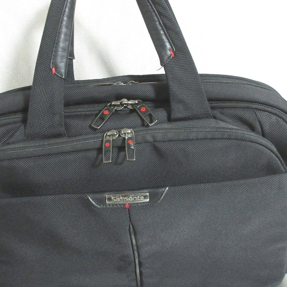Samsonite Business Bag Shoulder with Strap, Black mens USED