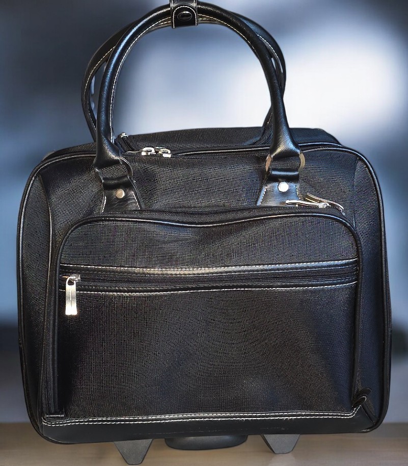 Samsonite 2-Wheel Rolling Laptop Case 15.6in Business Travel Bag