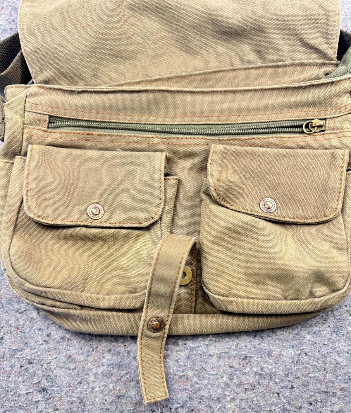 Augur Canvas Messenger Bag Crossbody Laptop Utility Satchel Vintage Style 1300