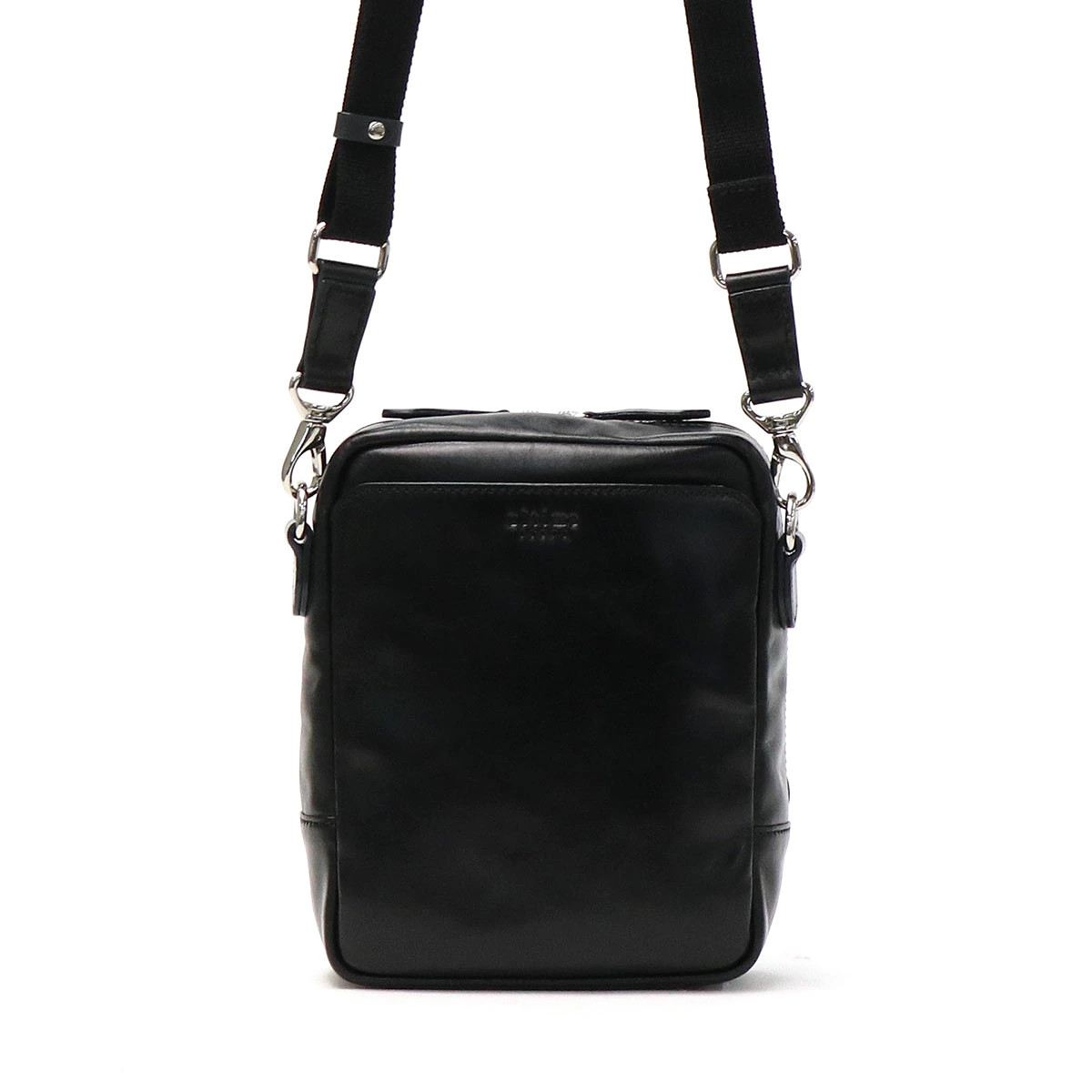 Ultima Tokyo Shoulder Bag, Libero Leather Bag 2-Way Shoulder Black or Brown