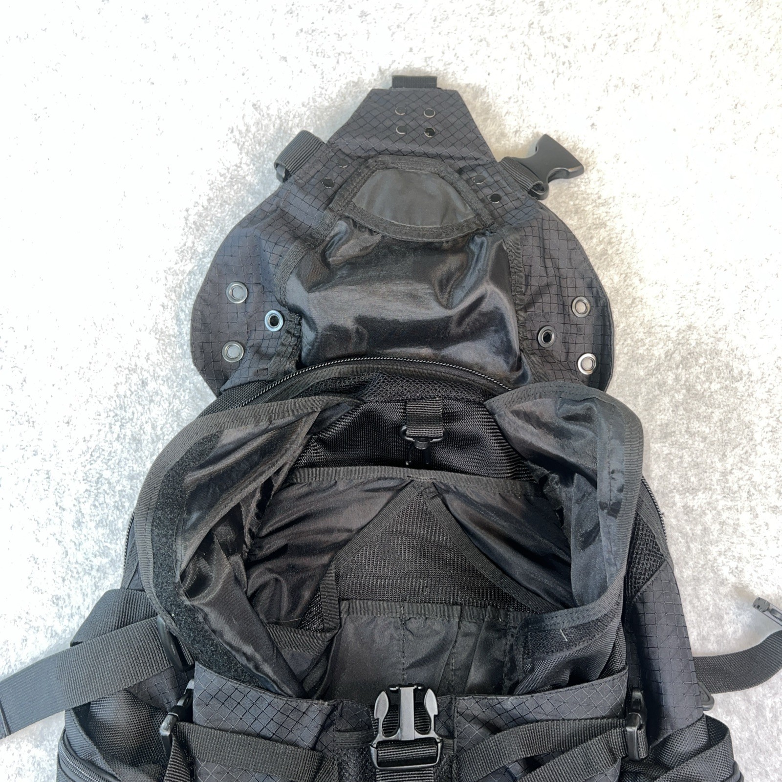 Oakley Software Black Icon Backpack Rucksack Tactical Tech Vintage Y2K Rare