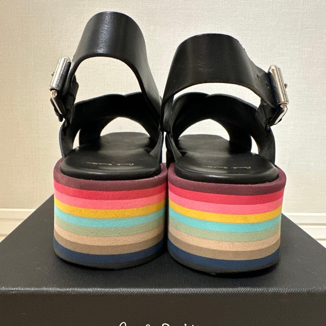 Paul Smith Cross Band Sandals Black/Multicolor
