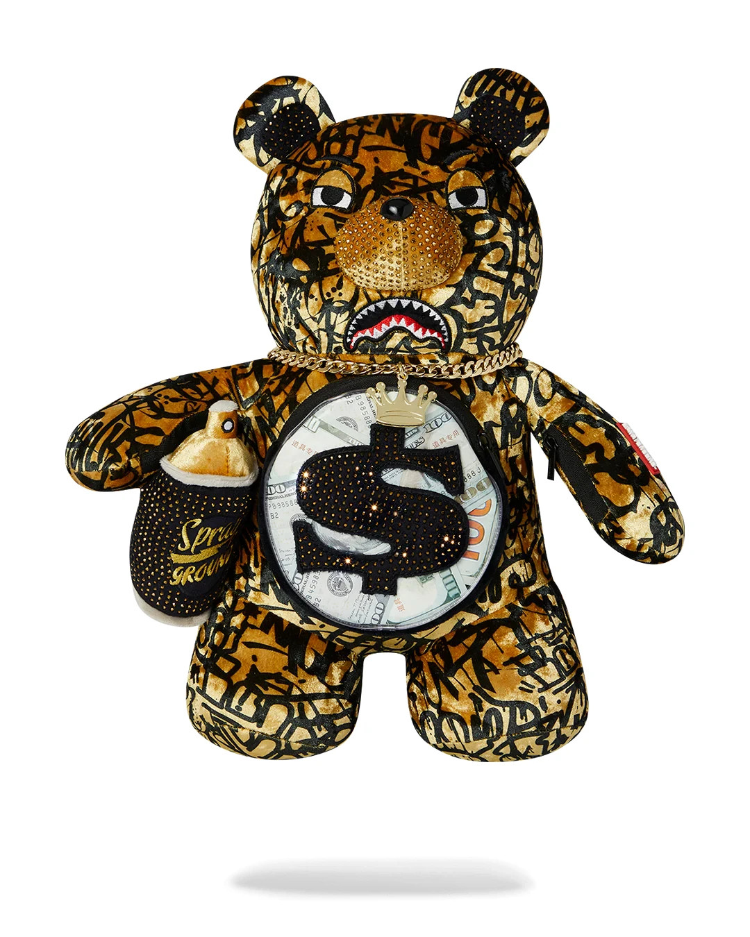 Sprayground RARE Money Bear Limited Edition 16″ Inch Moneybear
