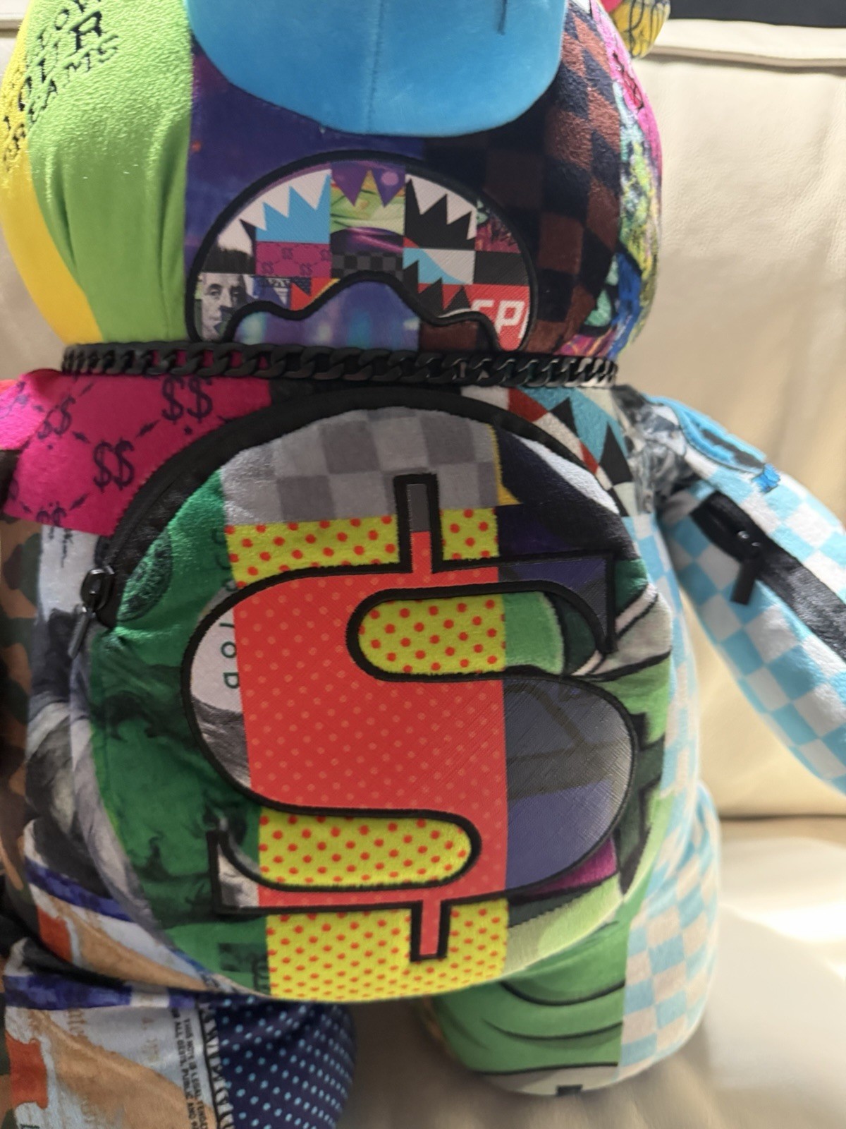 sprayground teddy bear limited edition backpack