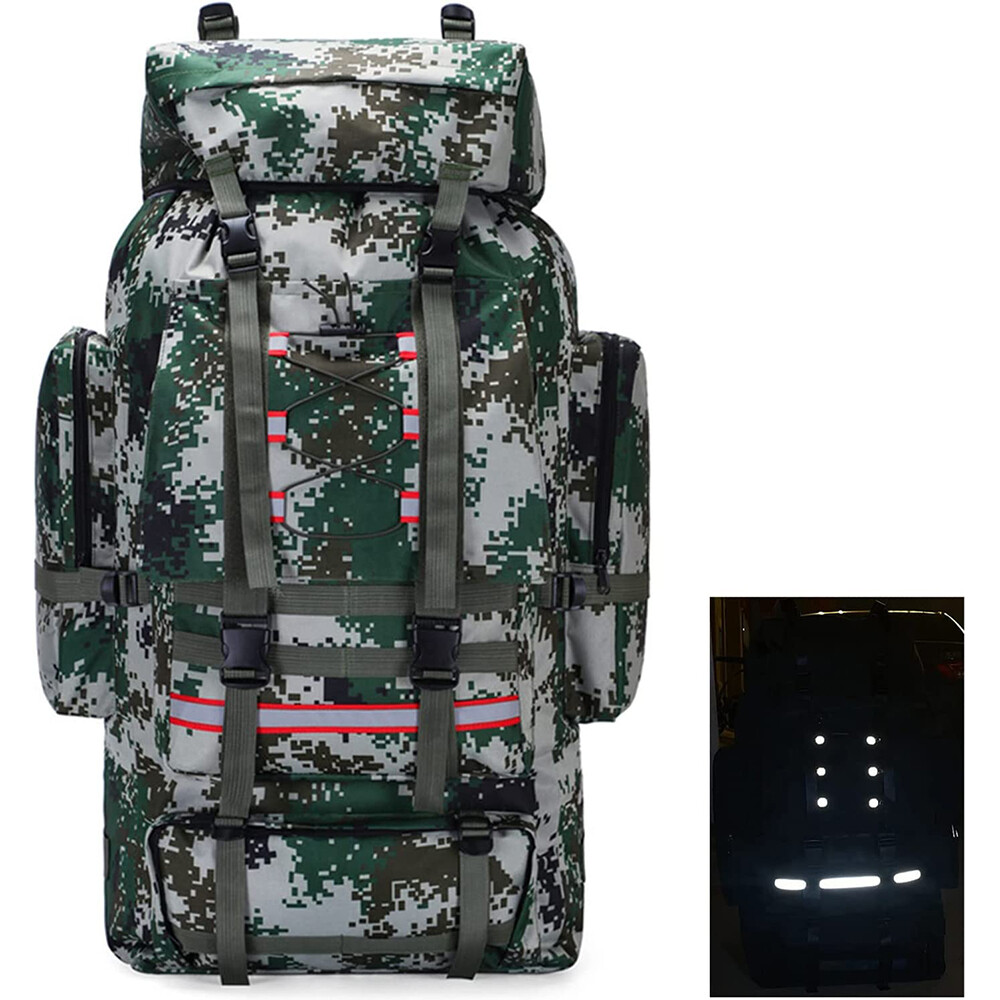 35L/70L/100L/130L Outdoor Tactical Backpack Rucksack Camping Hiking Bag Travel