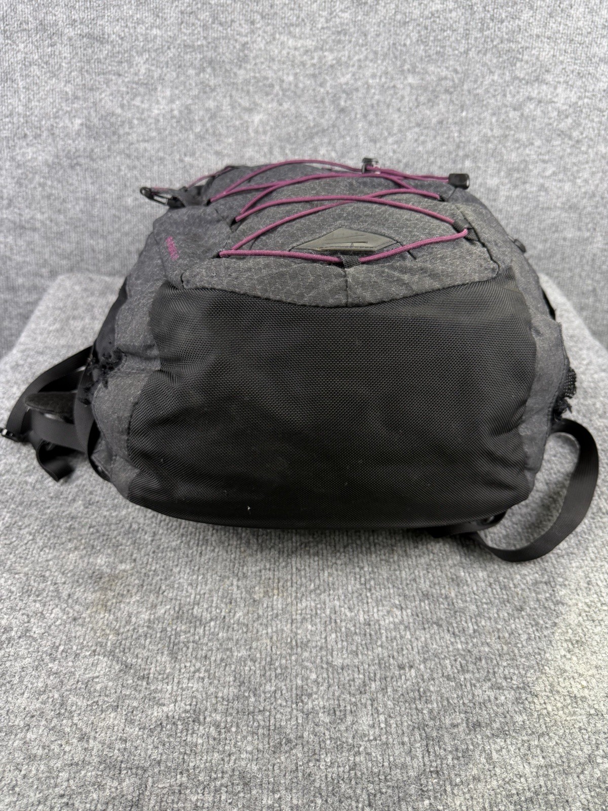 The North Face Borealis Backpack Gray Purple Womens School Laptop Bag Preowned