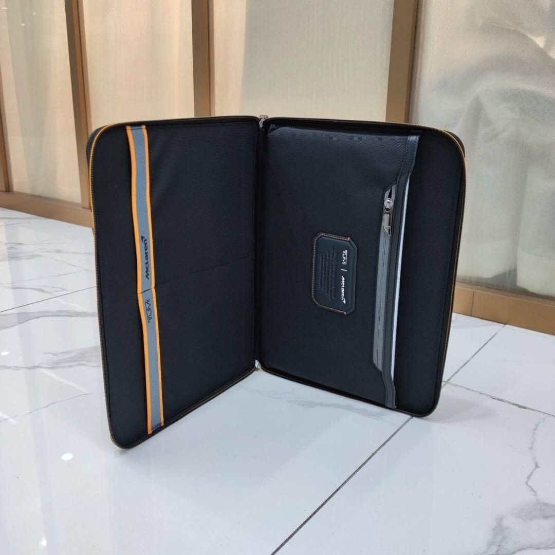 TUMI×MCLAREN Circuit Portfolio Black Bag in bag Business Outlet Products