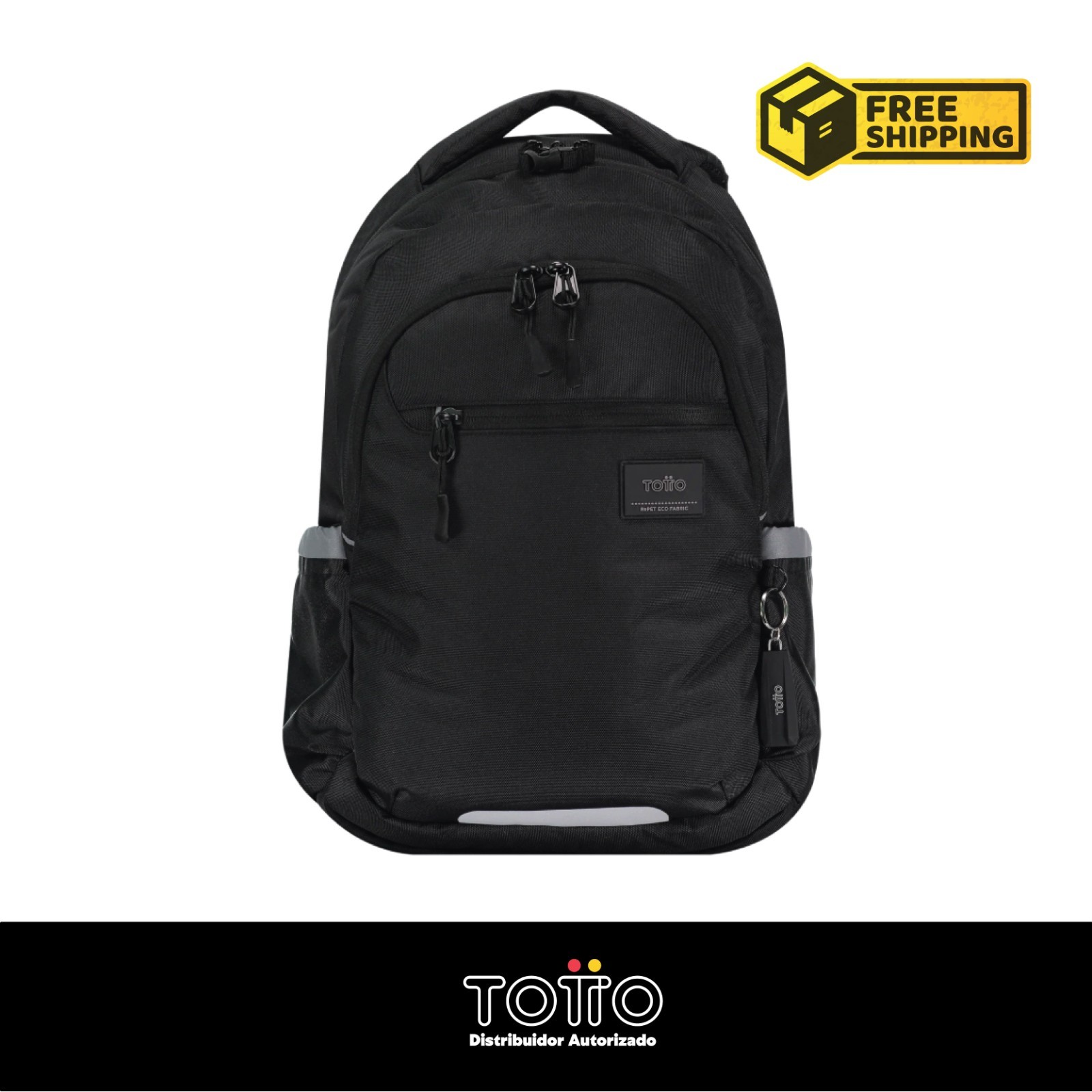 Mochila Totto Misisipi Ecológica – Porta Laptop 14″ | Poliéster Reciclado y Segu