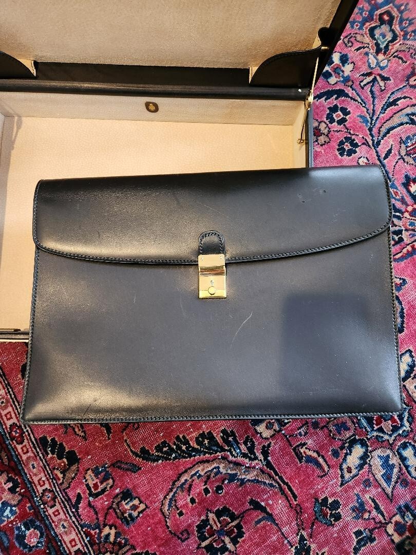 VINTAGE MARK CROSS LEATHER BRIEFCASE WITH PORTFOLIO LATE 80’S/EARLY 90’S BEAUTY