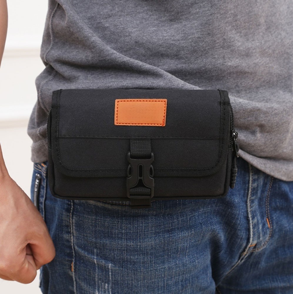 Wear-Resistant Spacious Waterproof Compact Multi-Purpose Oxford Cloth Fanny Pack