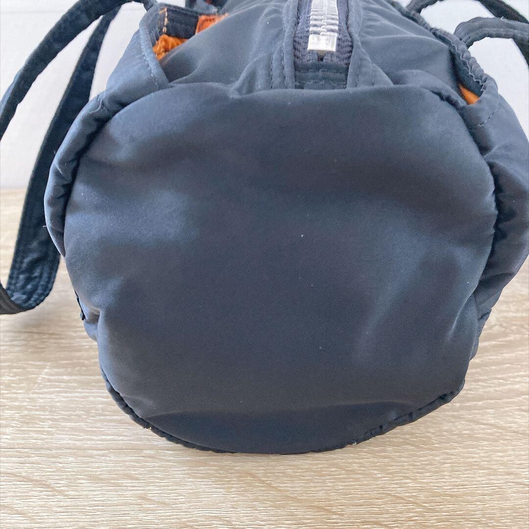 Porter Tanker Nylon Mini Boston Bag Black Japan Made Handbag Travel Tote 28cm