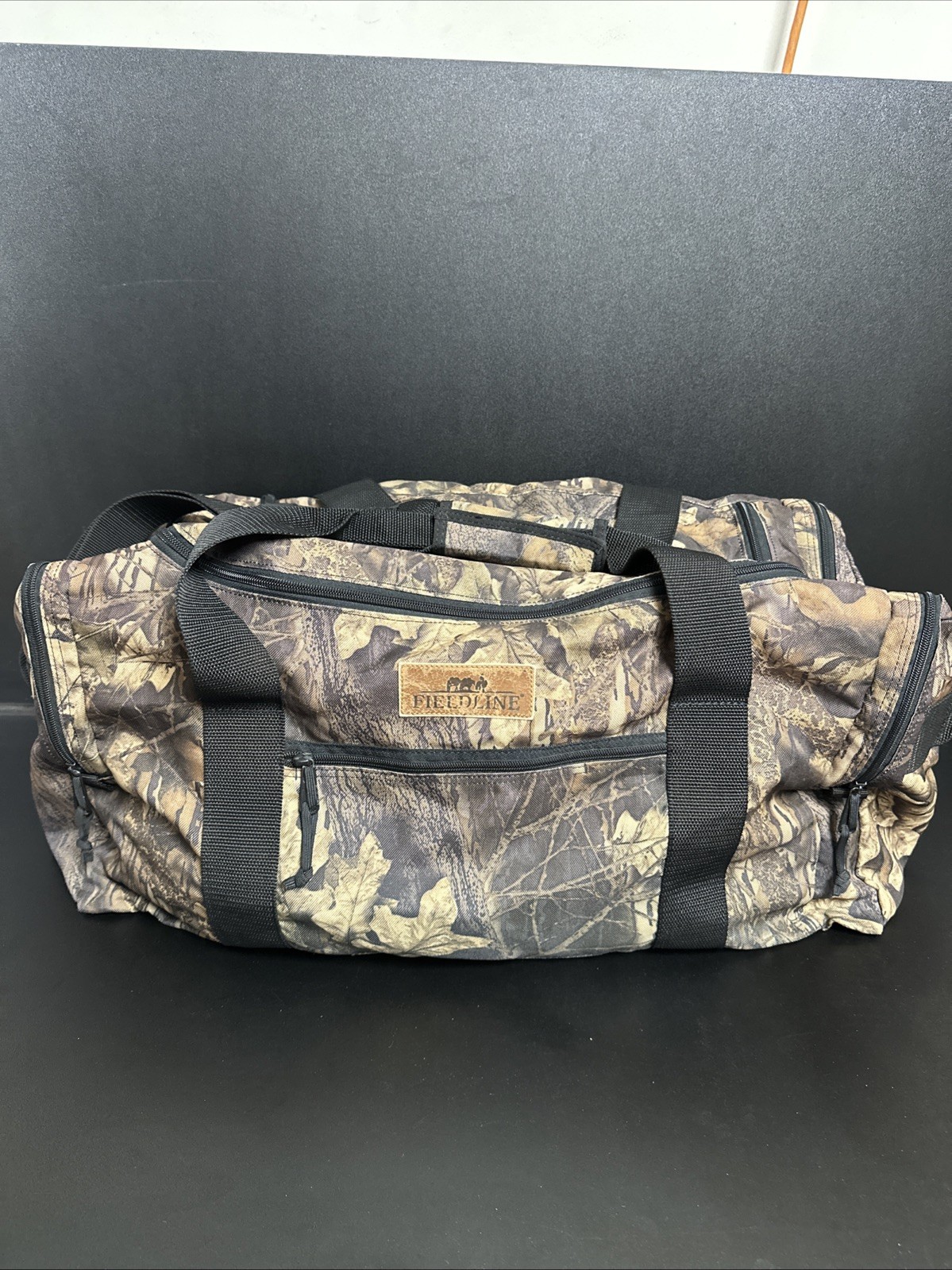 FIELDLINE Brown/Green REALTREE CAMO DUFFLE BAG Outdoor Fishing Hunting D241-MOB