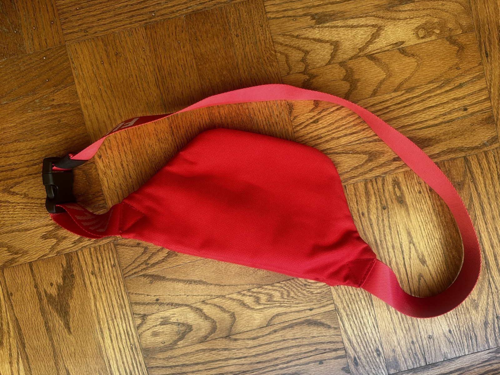 Nelk Boys Full Send Embroidered Logo Canvas Fanny Pack Waist Belt Bag – Red NEW