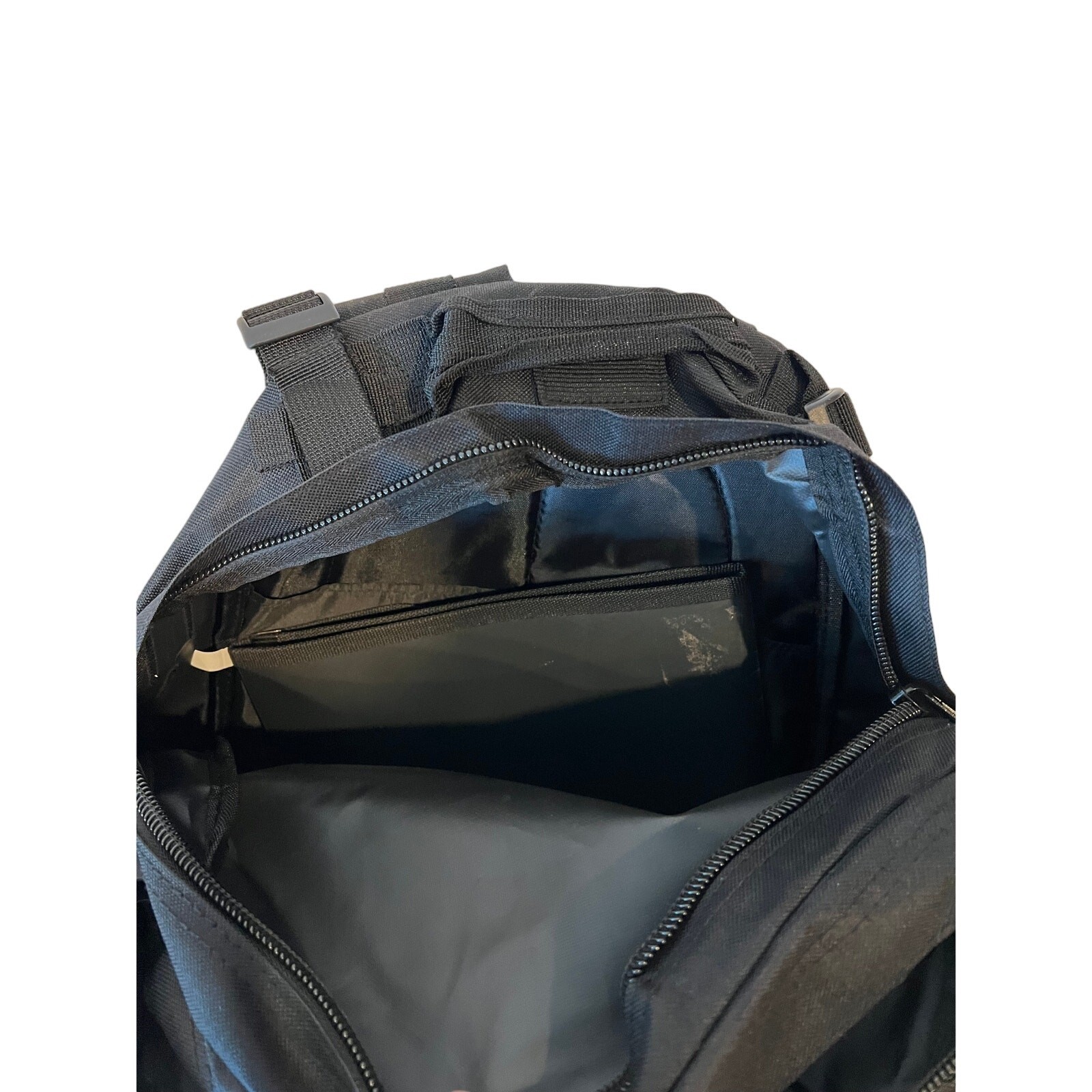 Generic No Brand Black Tactical Backpack