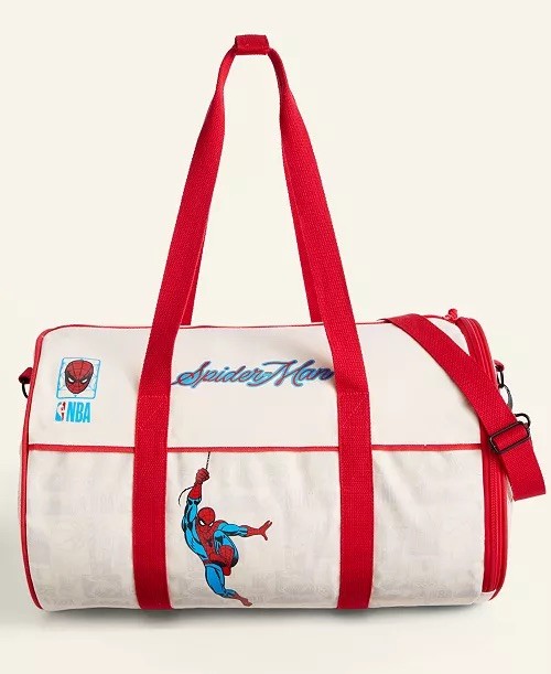 Marvel x NBA Spider-Man Duffel Bag Exclusive Gym Travel Shoulder Tote