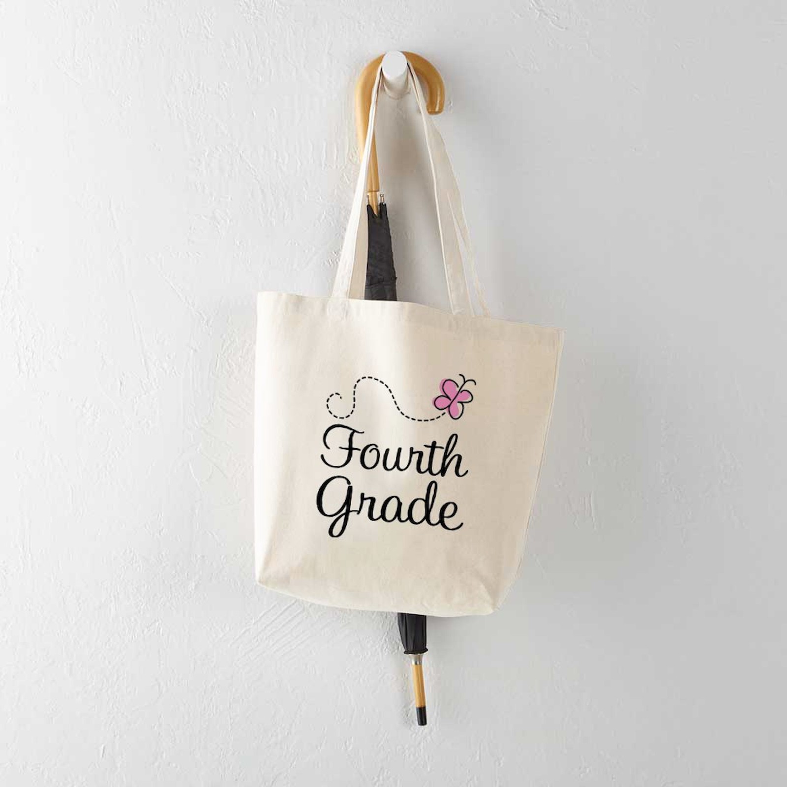 CafePress Butterfly Fourth Grade Tote Bag (421403537)