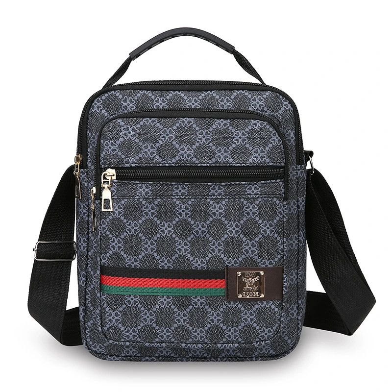 Crossbody Bag Men New Trendy Multi Layer Versatile Shoulder Handbag Casual