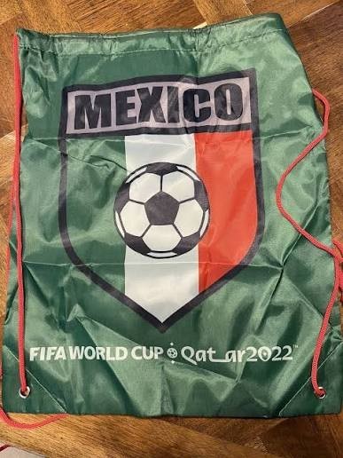 FIFA World Cup 2022 QATAR MNT MEXICO Sling Bag Drawstring Backpack