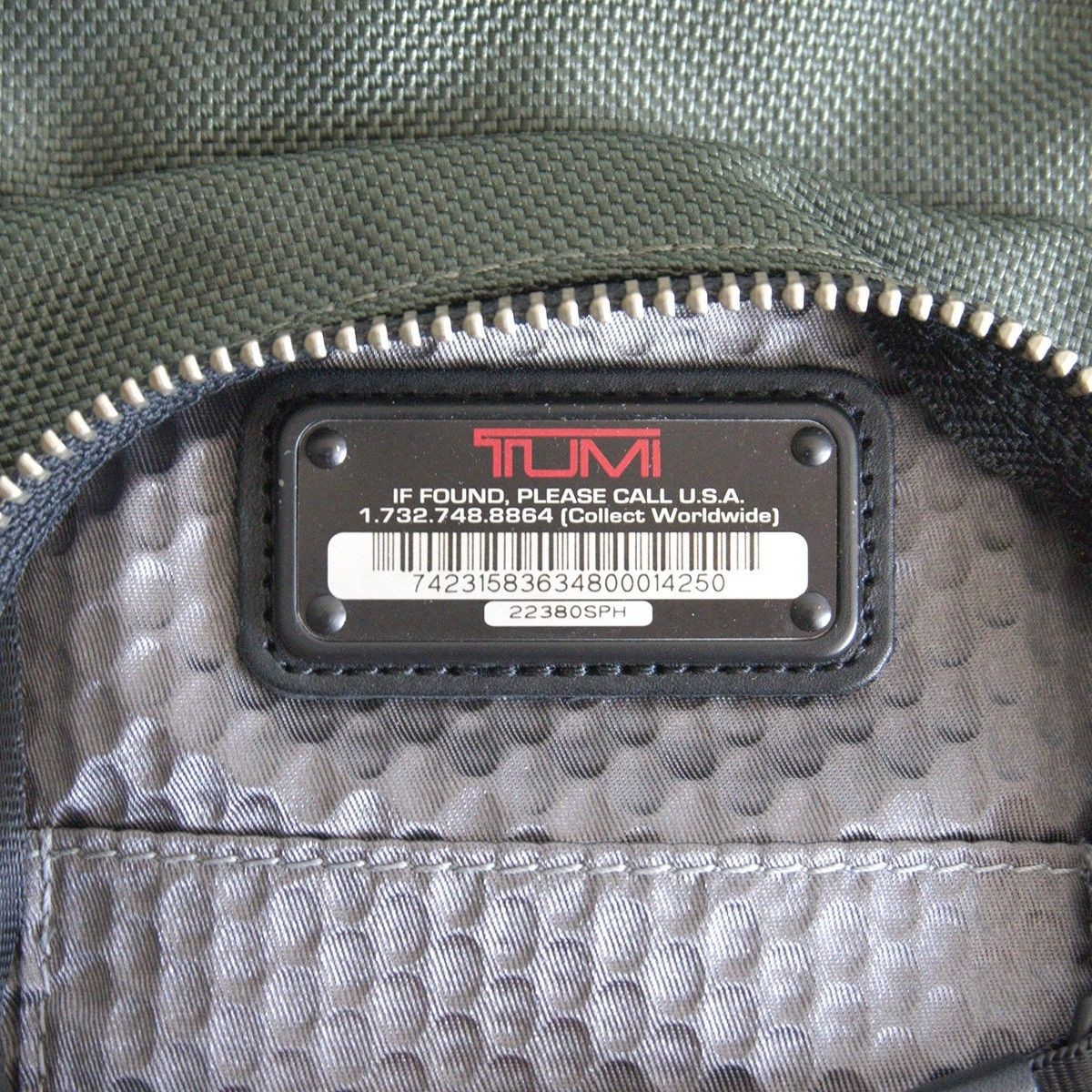 TUMI 22380SPH Alpha Bravo Backpack Khaki 47cm x 32cm x 19cm