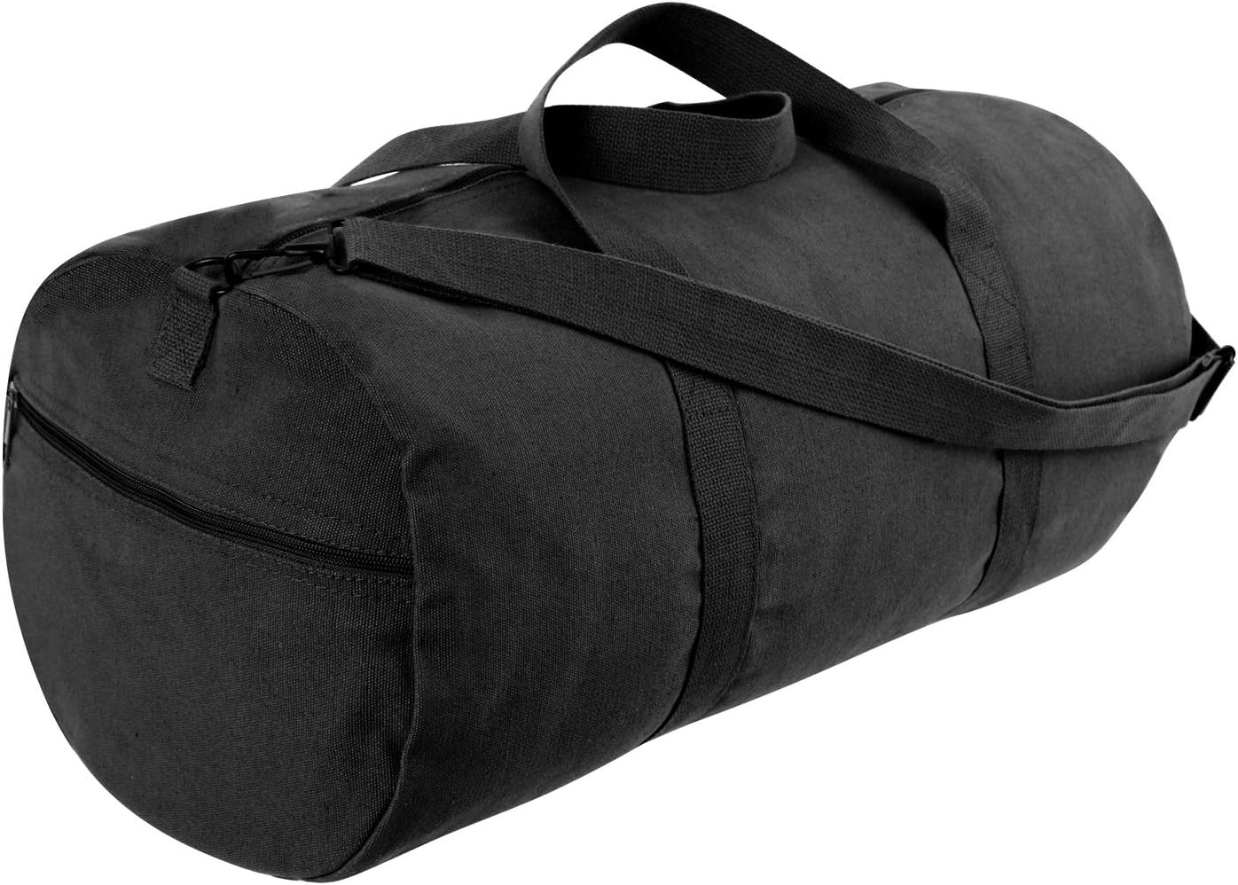 24″ Heavy-Duty Canvas Shoulder Duffle Bag – Rugged Travel Gym Gear Equipment Bag
