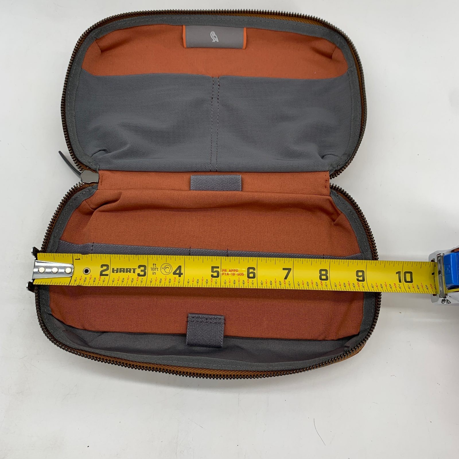 Bellroy Tech Kit Organizer Pouch Terracotta Orange Recycled Polyester 9x5in