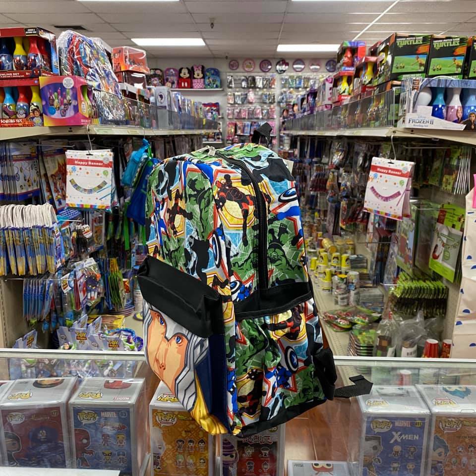 Marvel Avenger Thor All Printed 16″ Large Canvas Backpack School Book Bag