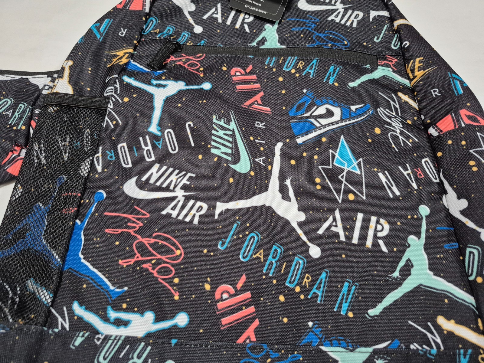 Air Jordan Jumpman Back pack Full Size With Pencil Case 15″ Laptop Multi Color