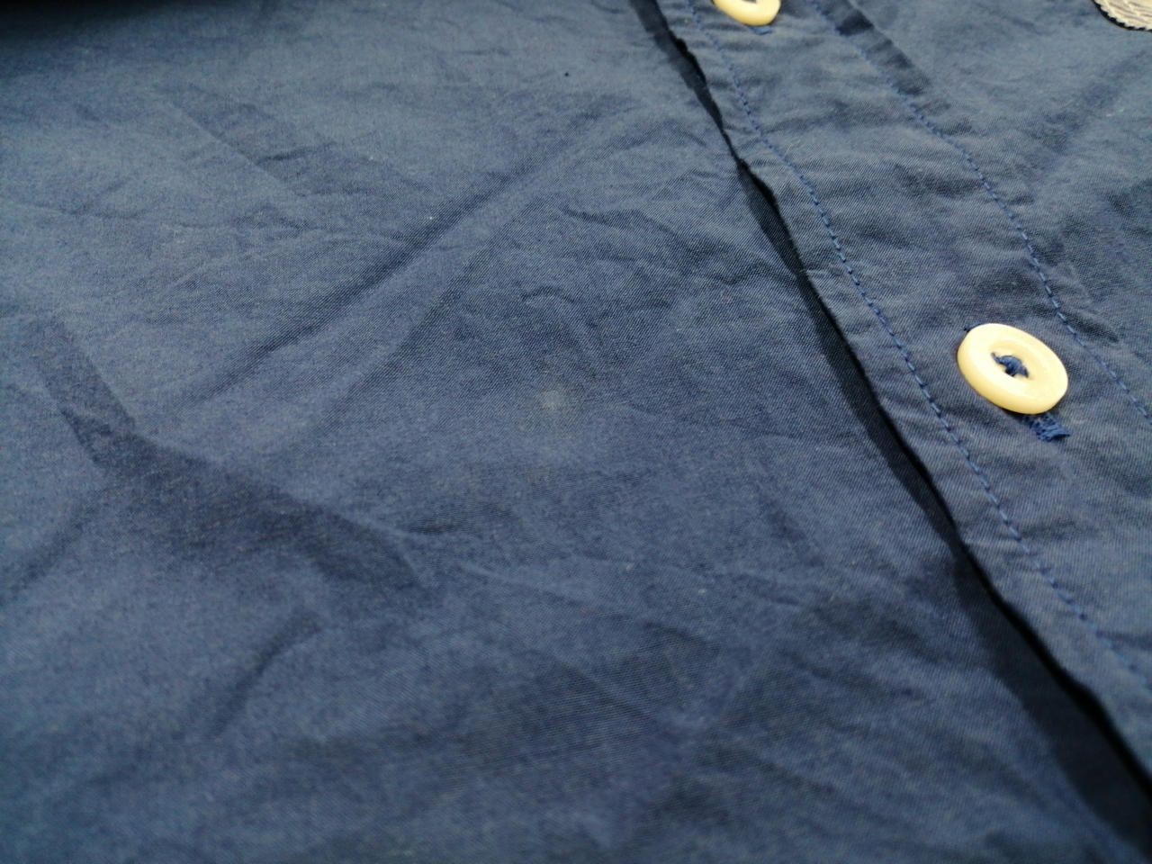BLACK LABEL CRESTBRIDGE Short Sleeve Shirt Blu Used